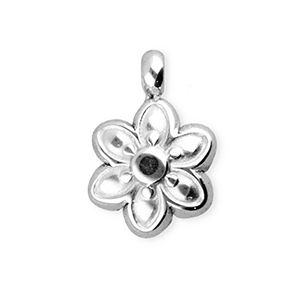 BY31&reg; Stainless steel charms flower Silver