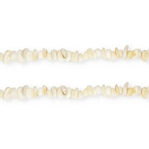 Shell beads chipstone Natural White