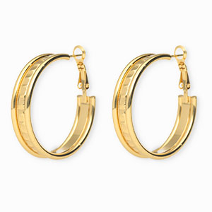 Stainless steel earrings&nbsp;/&nbsp;creoles Gold