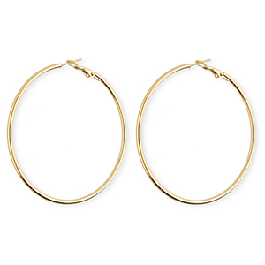 Stainless steel earrings&nbsp;/&nbsp;creoles Gold