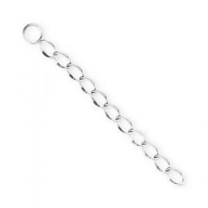 BY31&reg; Stainless steel curb chain charms Silver