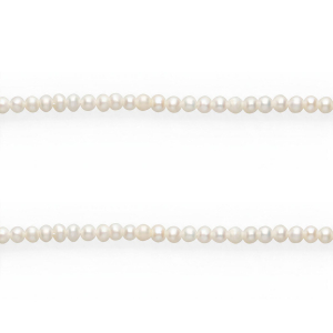 Imperfect freshwater pearls round 3mm Natural White