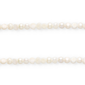 Imperfect freshwater pearls nugget round 7mm Natural White