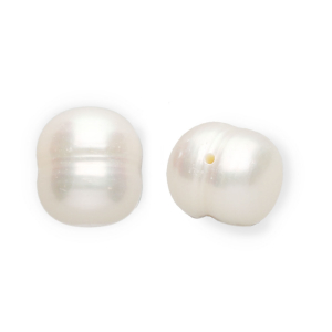 Imperfect freshwater pearls 8mm Natural White