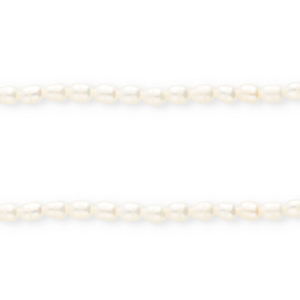 Imperfect freshwater pearls rice Natural White