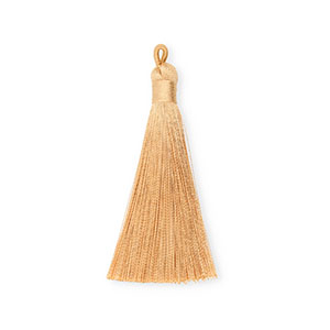 Tassels 8cm Beige Brown