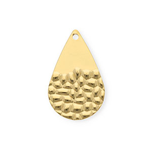 Stainless steel charms drop Gold