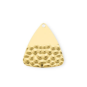 Stainless steel charms triangle Gold