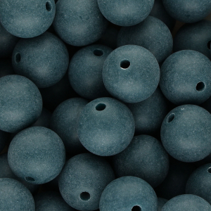 16 mm DQ acrylic beads Petrol Blue