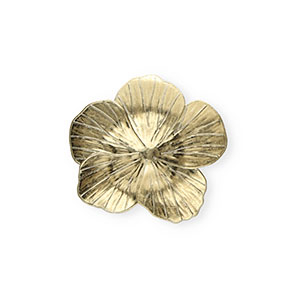 Statement charms flower Gold