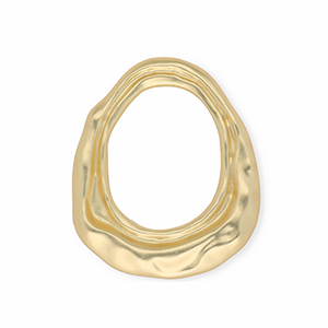 Statement charms / connector oval Gold