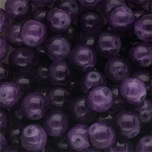 8 mm glass beads Purple