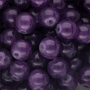 10 mm glass beads Purple