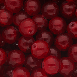 10 mm glass beads Burgundy Red