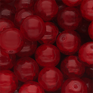 12 mm glass beads Burgundy Red