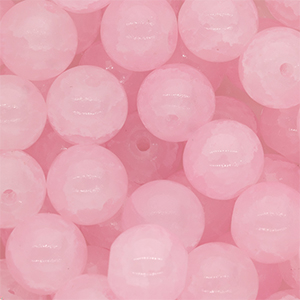 10 mm glass beads Light Pink