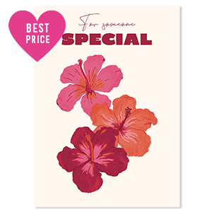 BY31&reg; Jewellery cards "For someone special" Off White-Bordeaux Red-Coral Red-Pink