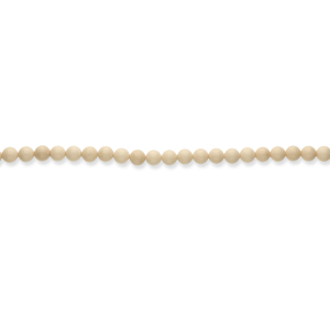 Natural stone beads Marble 8mm matt Light Beige