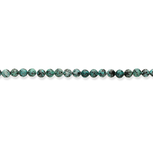 Natural stone beads Granite 8mm Turquoise Green-Black
