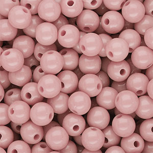 8 mm DQ acrylic beads shiny Vintage Pink