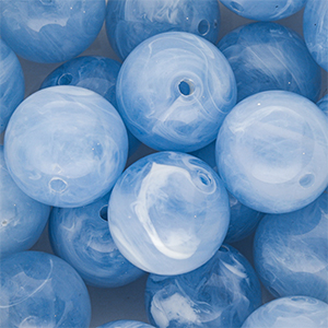 18 mm Acrylic beads round = PROPER(W19)