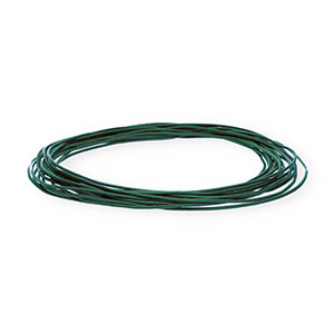 leather round 1mm Dark Teal Green