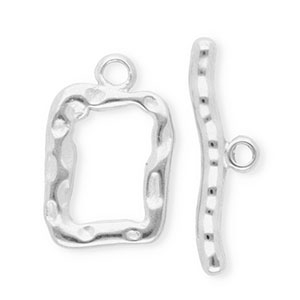 Stainless steel findings toggle clasp Silver
