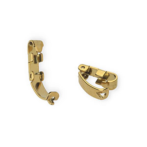 Stainless steel findings push clasp Gold