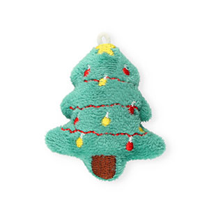 Statement charms Christmas tree Green-Red-Yellow-Brown