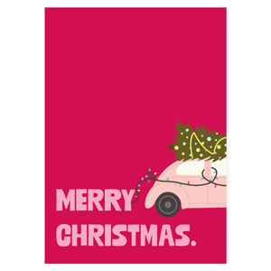 BY31&reg; Jewellery cards "Merry christmas" Red-Light Pink-Green