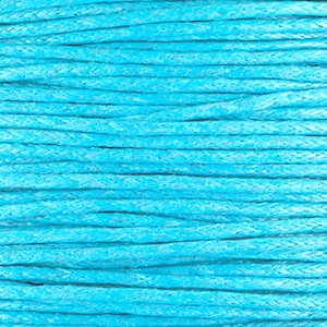 Waxed cord 1.0mm Capri blue
