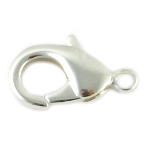 DQ metal lobster clasp 22mm Silver