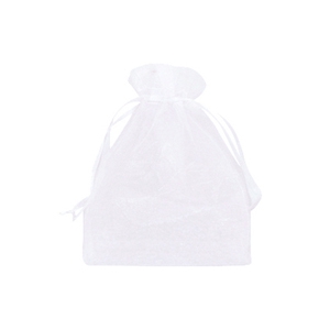 Jewellery Organza Bag 7x9cm White