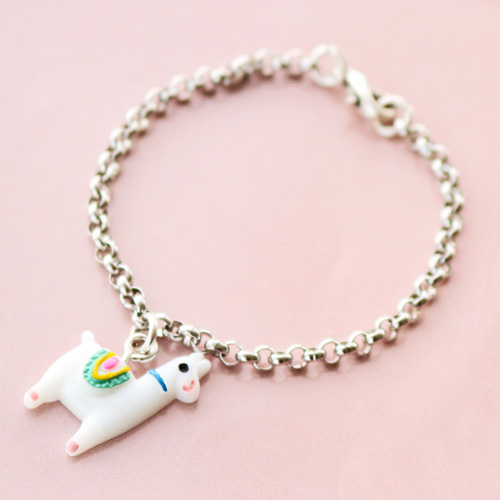Kids jewellery with resin unicorn pendants!
