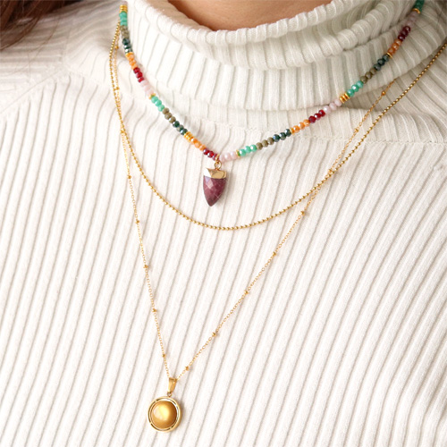 Cheerful fashion jewellery with new faceted beads