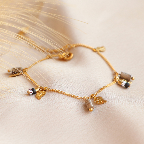 Get creative with natural stone tube beads 