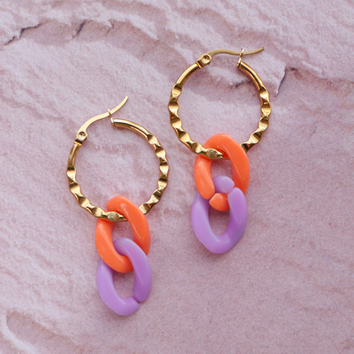 Design an earring collection with stainless steel creoles