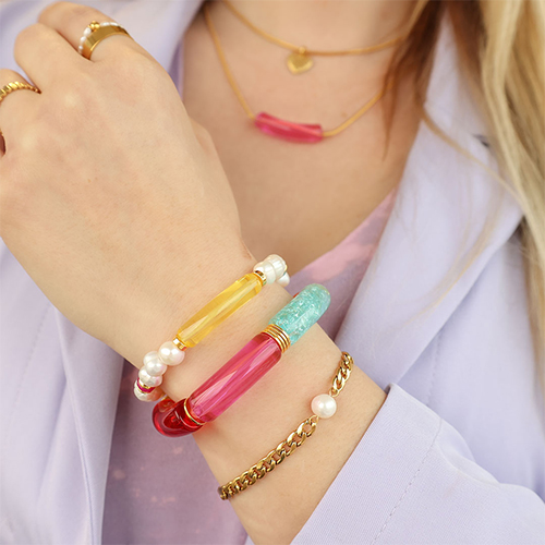 Get creative with acrylic beads for summer jewellery