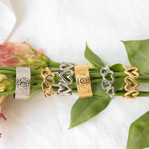 Discover our stunning stainless steel rings