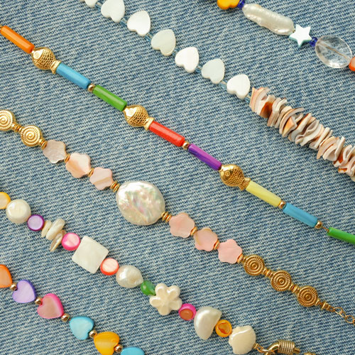 Create beautiful jewellery with our new shell beads