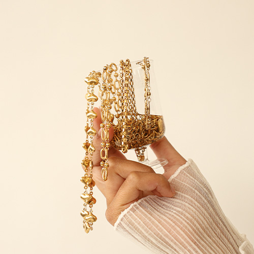 Inspiration time with stainless steel findings belcher chain