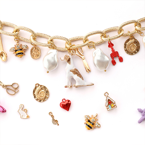 Get inspired with metal charms