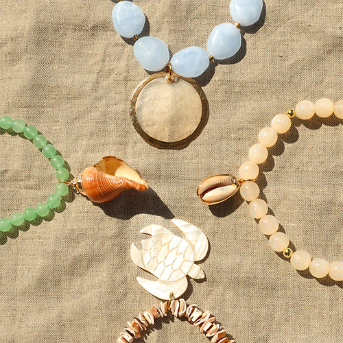 New shell charms for your summer collection
