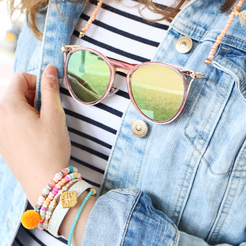 Did you order new sunglasses? Style and design it with a trendy sunglasses cord!