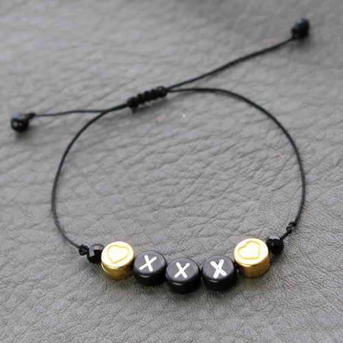 Looking for something different? These black acrylic letter beads are totally different than anything you&rsquo;ve seen before and they are super trendy! 