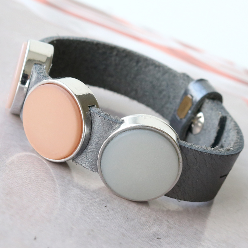 Metallic Cuoio bracelets and DQ metallic leather bracelets for the upcoming Holidays