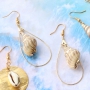 The cutest earrings and necklaces with shell pendants! 
