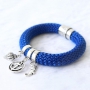 Maritime keychains and bracelets with maritime and weave cord!