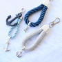Maritime keychains and bracelets with maritime and weave cord!