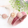 Bracelets and a keychain with the best, new cameo cabochons